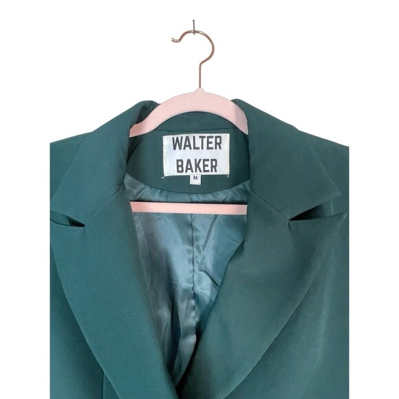 WALTER BAKER Ariel‎ Double Breasted  Blazer Jacket Size M Pine Oversized - Picture 5 of 13